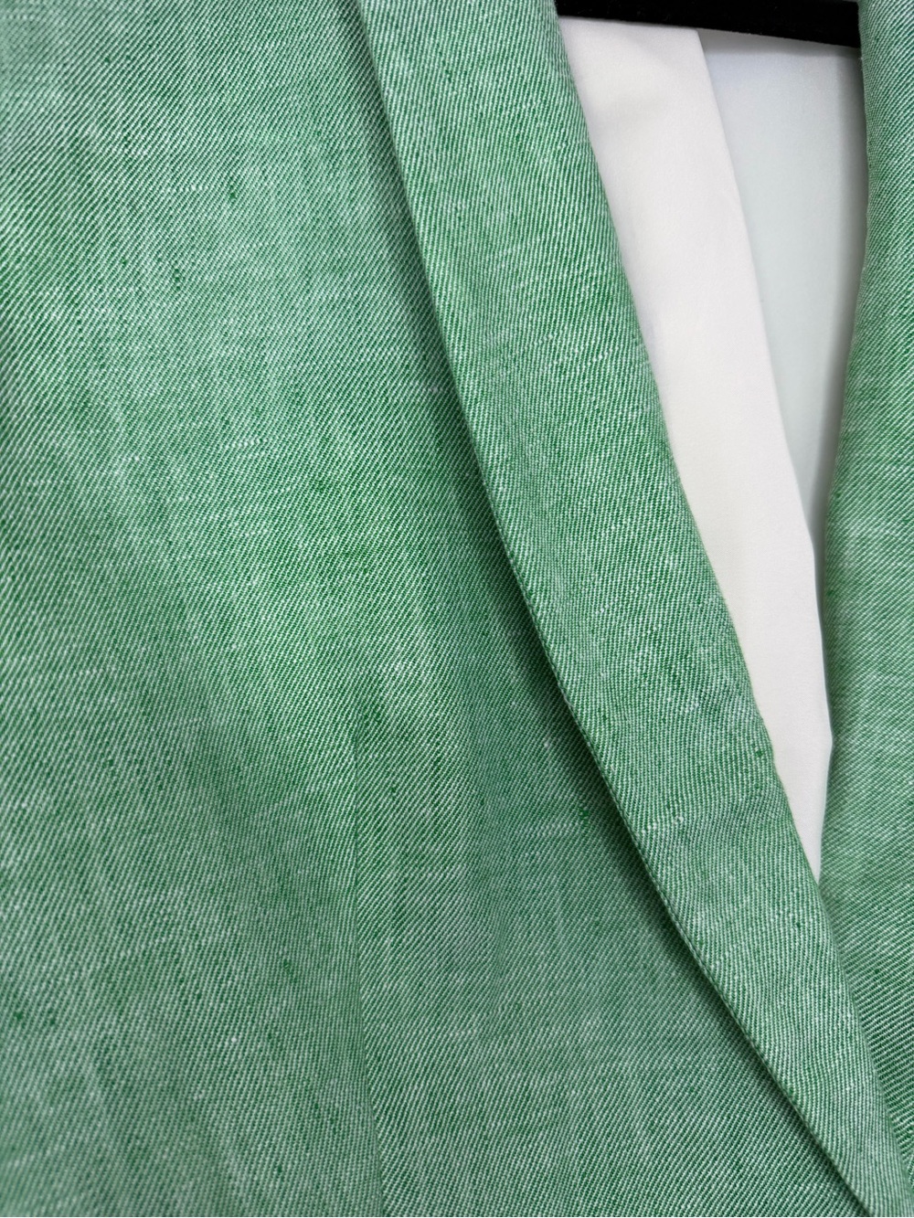 J Crew Parke Light Green Linen Women's Single-Button Blazer Jacket Preppy - Picture 5 of 11